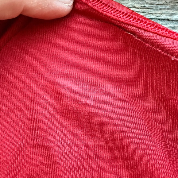 Ruby Ribbon Red Lace Camisole - Picture 3 of 4